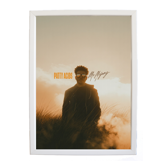Mr Mojang – Modern Music Poster – wall art print – Patty Acids – Dark Pop / R&B. electronic, ambient pop, cinematic
inspired by The Weeknd – Music Stag