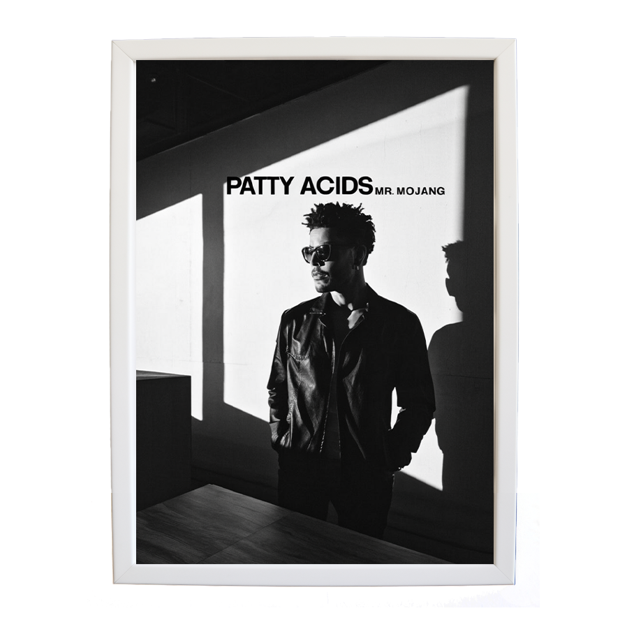Mr Mojang – Album Art Print – wall art print – Patty Acids – Dark Pop / R&B. electronic, ambient pop, cinematic
inspired by The Weeknd – Music Stag