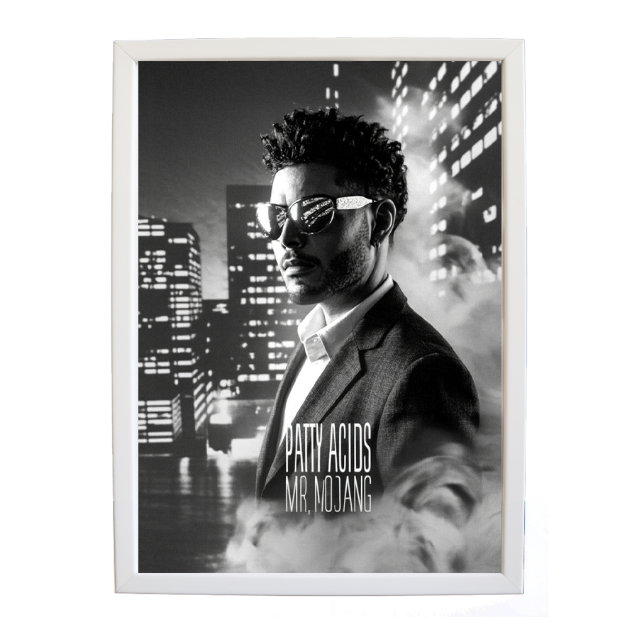 Mr Mojang – Music Room Wall Art – wall art print – Patty Acids – Dark Pop / R&B. electronic, ambient pop, cinematic
inspired by The Weeknd – Music Stag