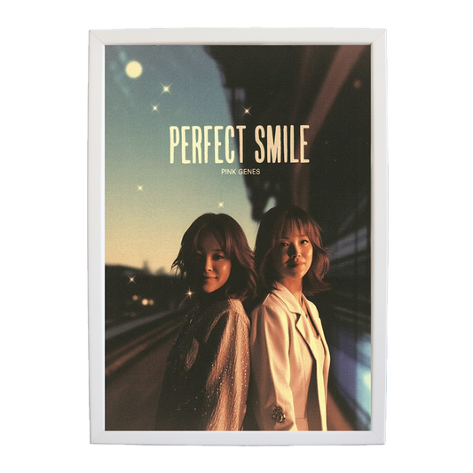 Pink Genes – Music Artwork for Home – wall art print – Perfect Smile – k-pop, dance-pop and electronic female duo – Music Stag