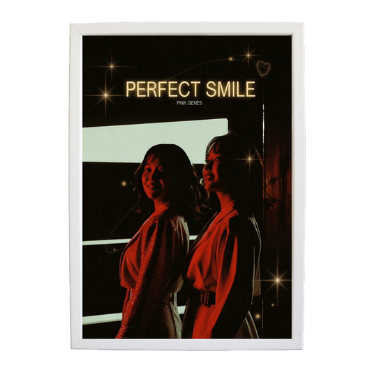 Pink Genes – Song Inspired Art Print – wall art print – Perfect Smile – k-pop, dance-pop and electronic female duo – Music Stag