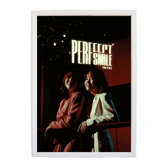Pink Genes – Artistic Music Wall Decor – wall art print – Perfect Smile – k-pop, dance-pop and electronic female duo – Music Stag