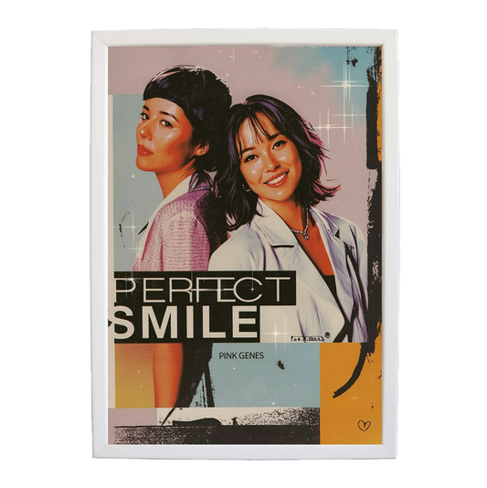 Pink Genes – Home Music Decor Print – wall art print – Perfect Smile – k-pop, dance-pop and electronic female duo – Music Stag
