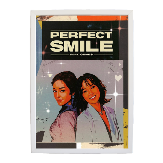 Pink Genes – Art Music Print – wall art print – Perfect Smile – k-pop, dance-pop and electronic female duo – Music Stag