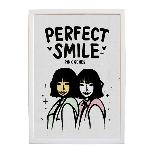 Pink Genes – Wall Art Print – wall art print – Perfect Smile – k-pop, dance-pop and electronic female duo – Music Stag