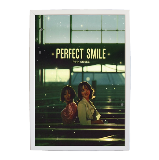 Pink Genes – Song Inspired Art Print – wall art print – Perfect Smile – k-pop, dance-pop and electronic female duo – Music Stag