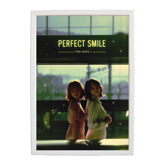 Pink Genes – Art Music Print – wall art print – Perfect Smile – k-pop, dance-pop and electronic female duo – Music Stag