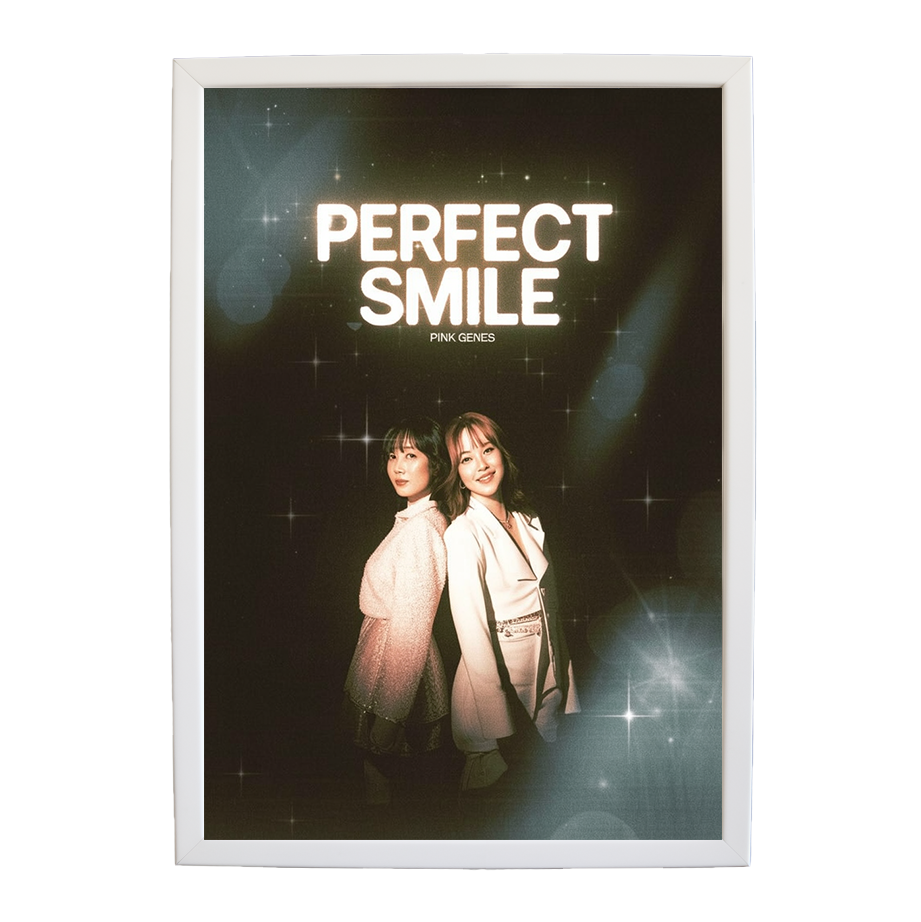 Pink Genes – Musician Wall Art – wall art print – Perfect Smile – k-pop, dance-pop and electronic female duo – Music Stag