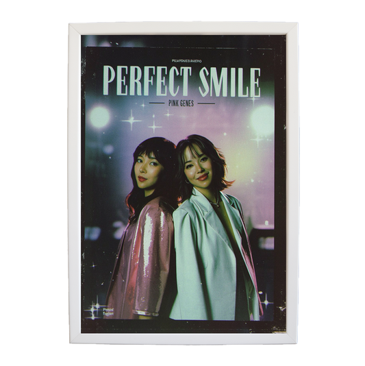 Pink Genes – Home Music Decor Print – wall art print – Perfect Smile – k-pop, dance-pop and electronic female duo – Music Stag