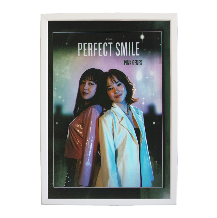 Pink Genes – Song Art Print – wall art print – Perfect Smile – k-pop, dance-pop and electronic female duo – Music Stag