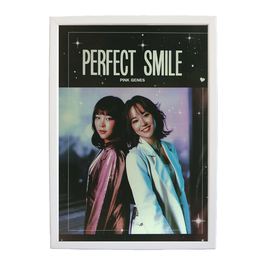 Pink Genes – Music Wall Art Print – wall art print – Perfect Smile – k-pop, dance-pop and electronic female duo – Music Stag