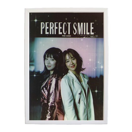 Pink Genes – Contemporary Music Wall Art – wall art print – Perfect Smile – k-pop, dance-pop and electronic female duo – Music Stag