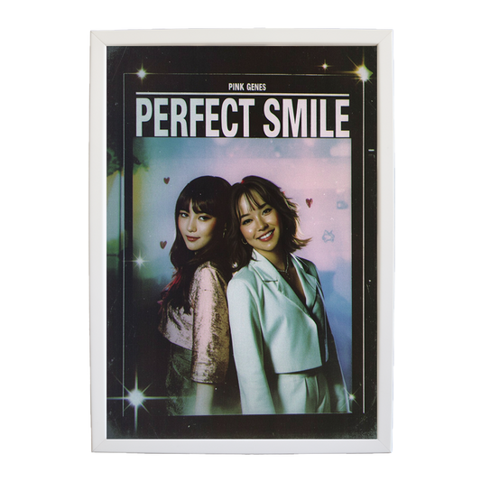 Pink Genes – Studio Wall Art Print – wall art print – Perfect Smile – k-pop, dance-pop and electronic female duo – Music Stag