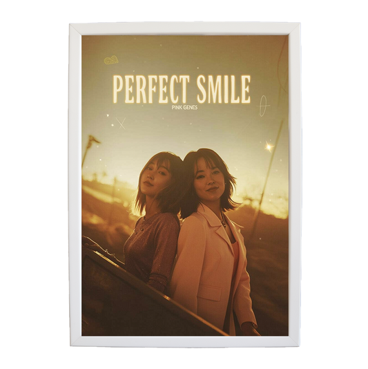 Pink Genes – Song Art Print – wall art print – Perfect Smile – k-pop, dance-pop and electronic female duo – Music Stag