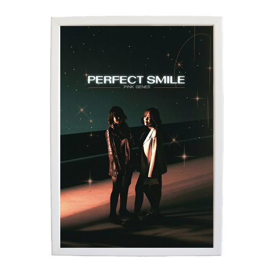 Pink Genes – Music Poster – wall art print – Perfect Smile – k-pop, dance-pop and electronic female duo – Music Stag