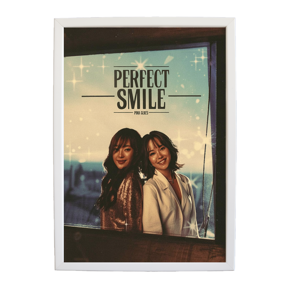 Pink Genes – Home Music Decor Print – wall art print – Perfect Smile – k-pop, dance-pop and electronic female duo – Music Stag