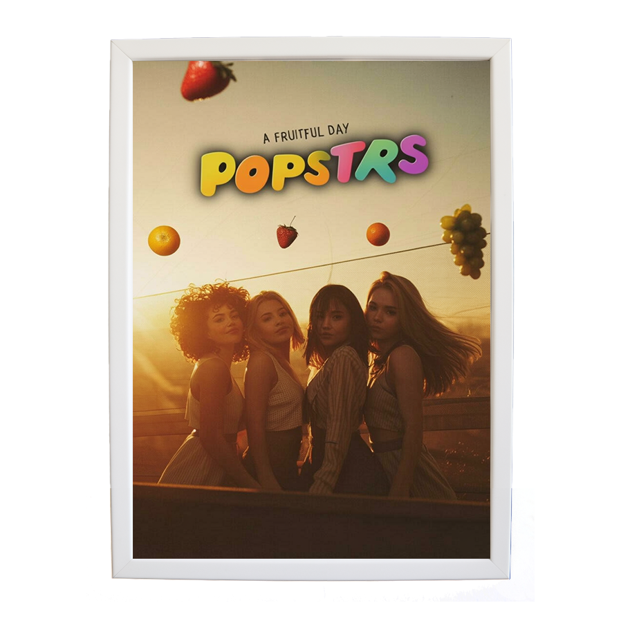 Popstars – Soundwave Wall Print – wall art print – A Fruitful Day – punchy electronic pop, four piece girl band – Music Stag