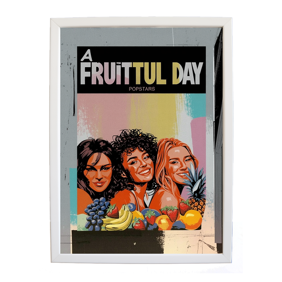 Popstars – Music Room Wall Art – wall art print – A Fruitful Day – punchy electronic pop, four piece girl band – Music Stag