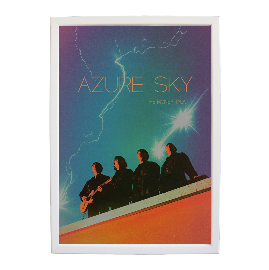 The Money Talk – Creative Music Art Poster – wall art print – Azure Sky – rock, indie rock and alt rock – Music Stag