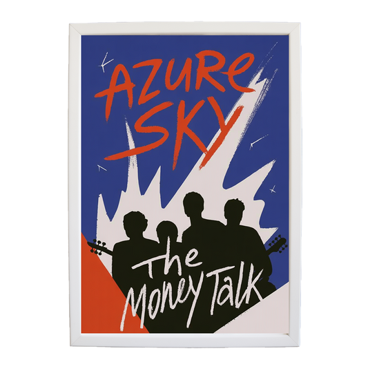 The Money Talk – Wall Art Print – wall art print – Azure Sky – rock, indie rock and alt rock – Music Stag