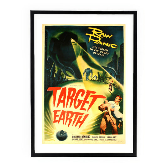 Target Earth (1954) Vintage Movie Poster