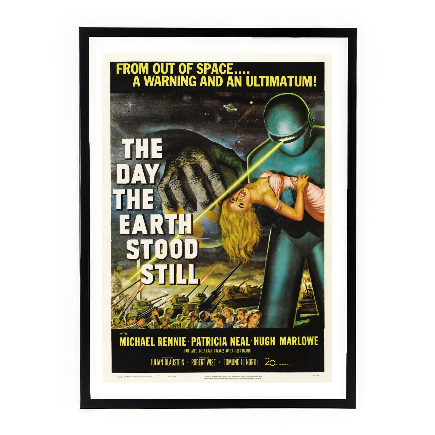 The Day the Earth Stood Still (1951) Vintage Movie Poster