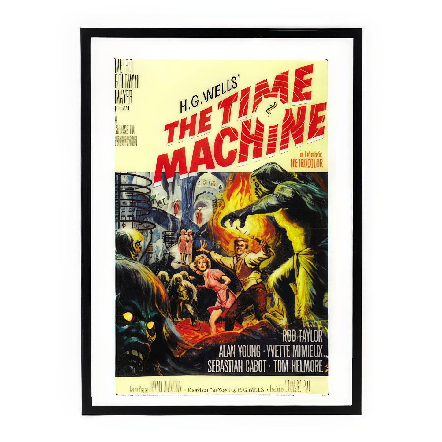 The Time Machine (1960) Movie Poster – Classic Sci-Fi Adventure