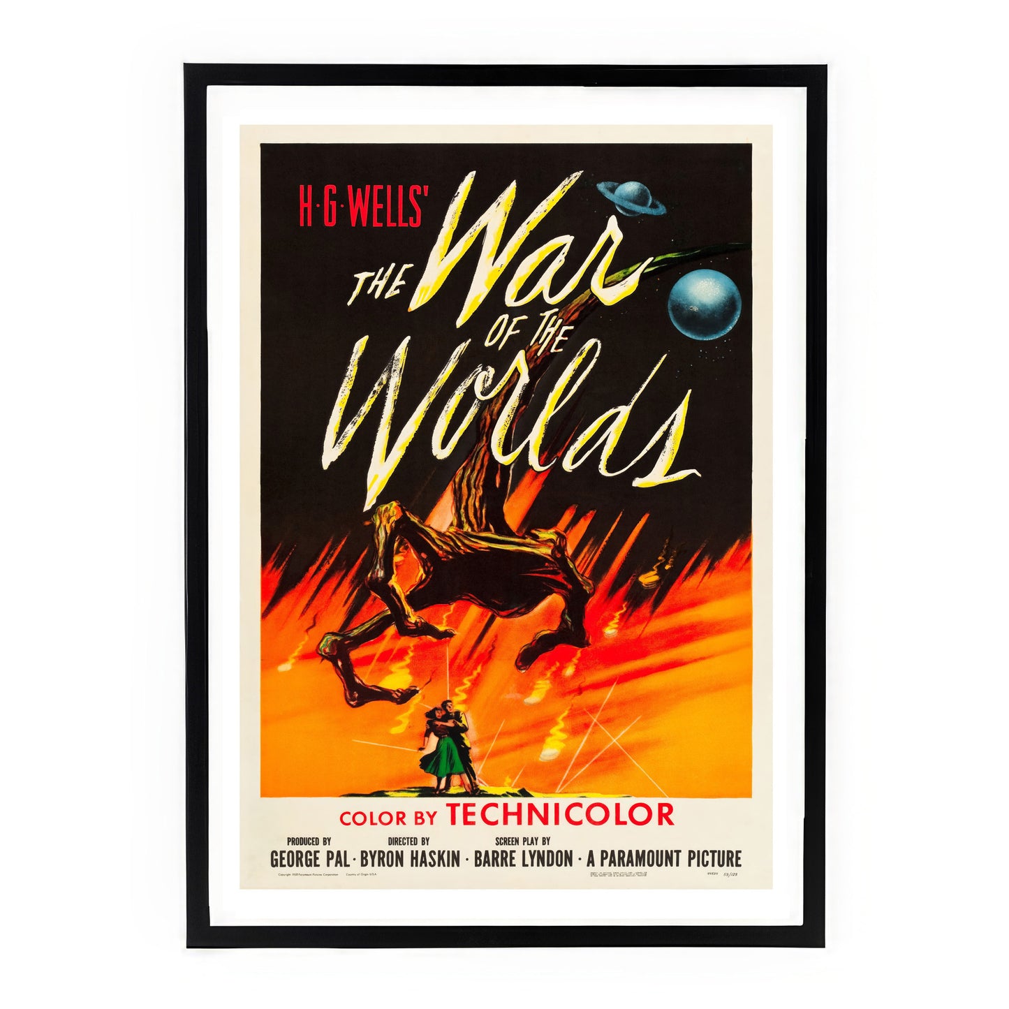 War of the Worlds (1953) Movie Poster – Sci-Fi Masterpiece