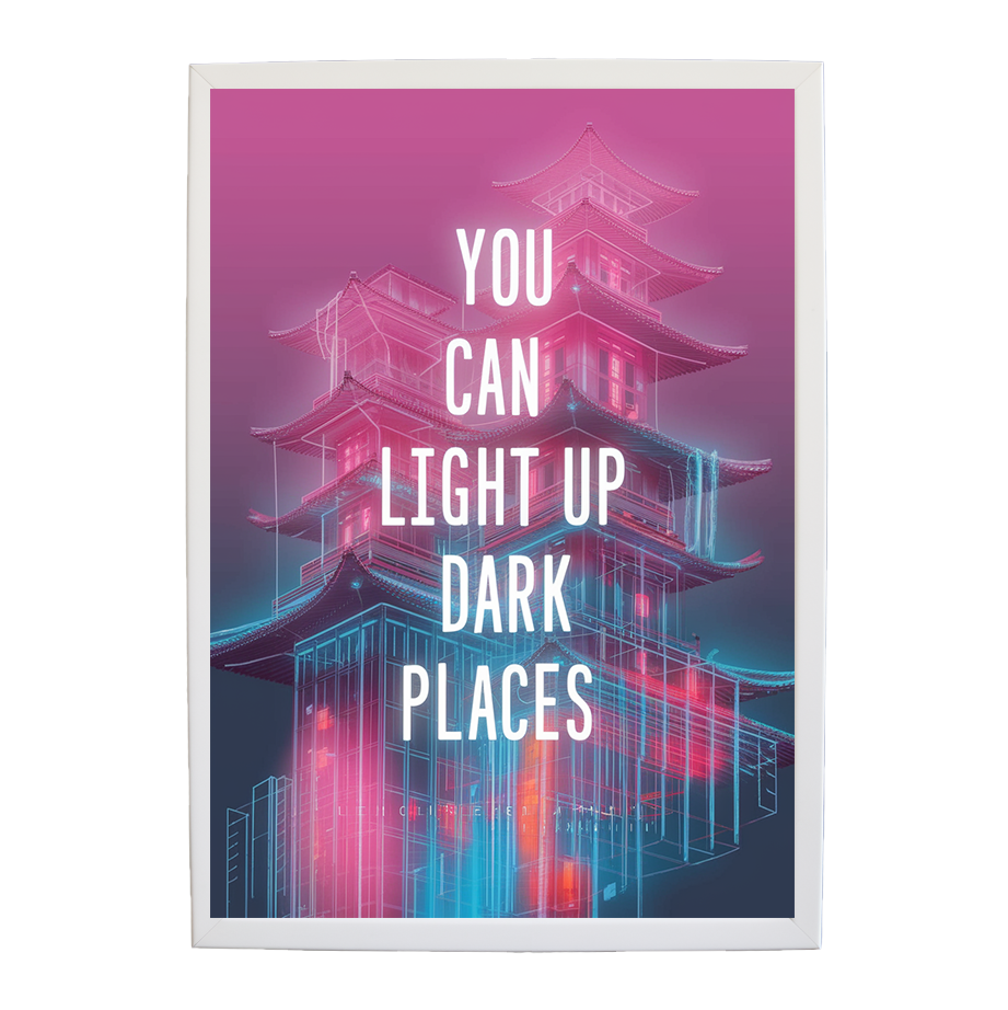 Cyber Pagoda – You Can Light Up Dark Places (Cyber Glow Series #24)