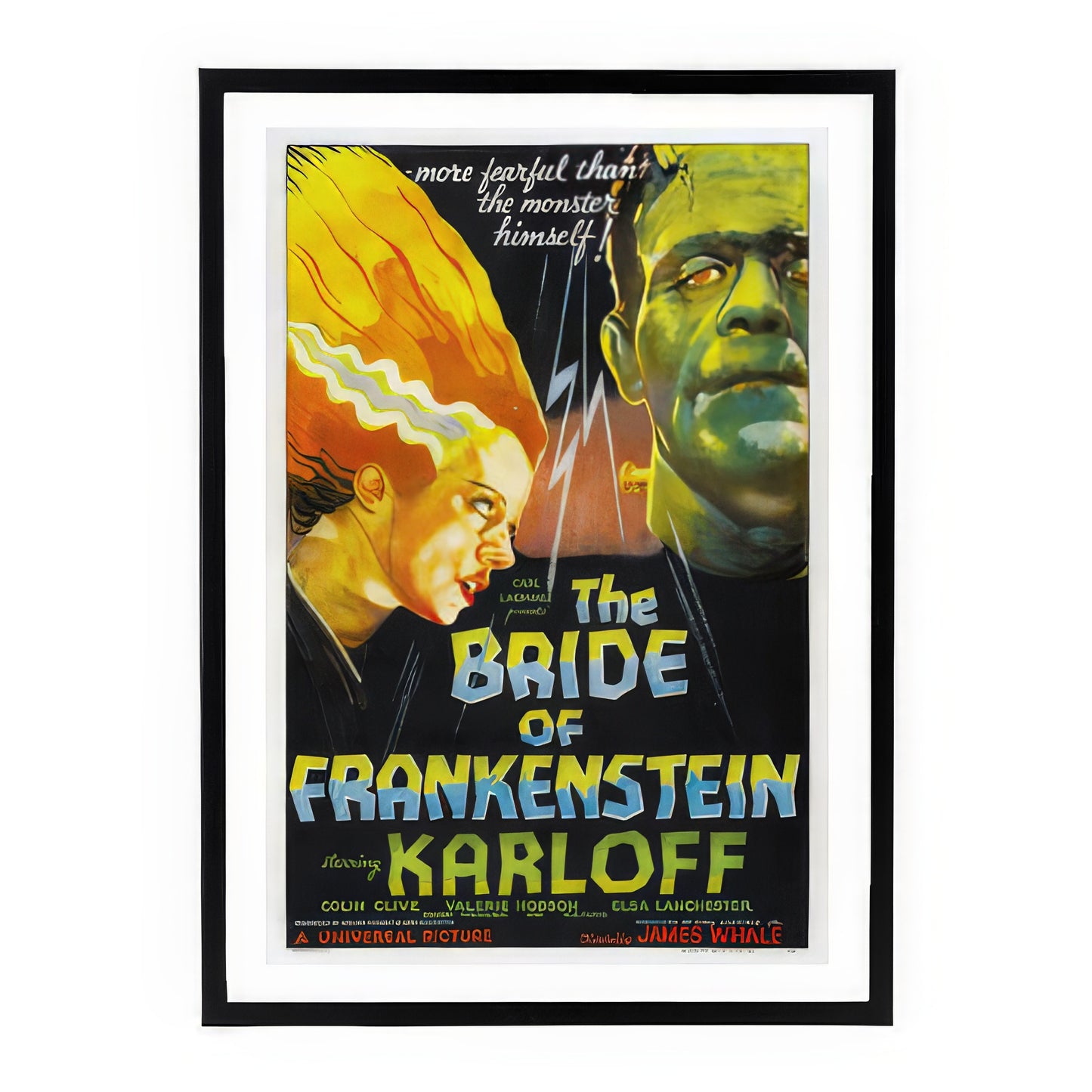 The Bride of Frankenstein (1935) Movie Poster – Classic Horror Masterpiece