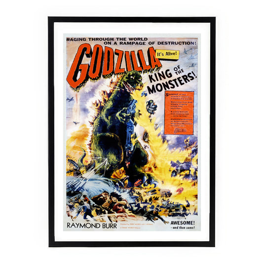 "Godzilla: King of the Monsters" – Classic Kaiju Movie Poster Print