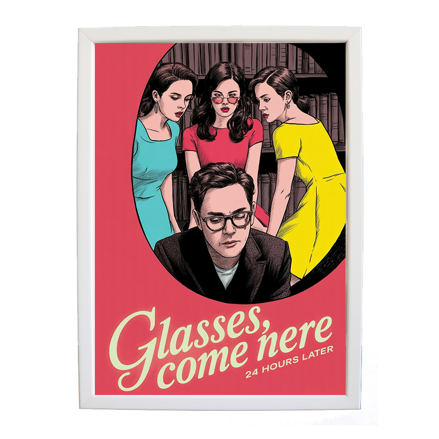 24 Hours Later – Music Inspired Artwork – wall art print – Glasses Come Here – neo-soul, R&B, soul, girl band – Music Stag