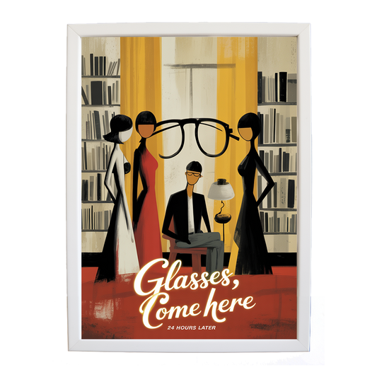 24 Hours Later – Retro Music Print – wall art print – Glasses Come Here – neo-soul, R&B, soul, girl band – Music Stag
