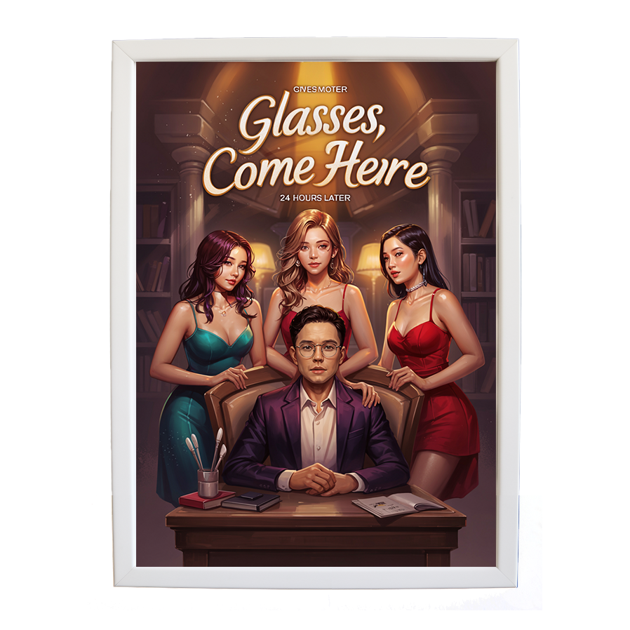 24 Hours Later – Music Theme Poster – wall art print – Glasses Come Here – neo-soul, R&B, soul, girl band – Music Stag