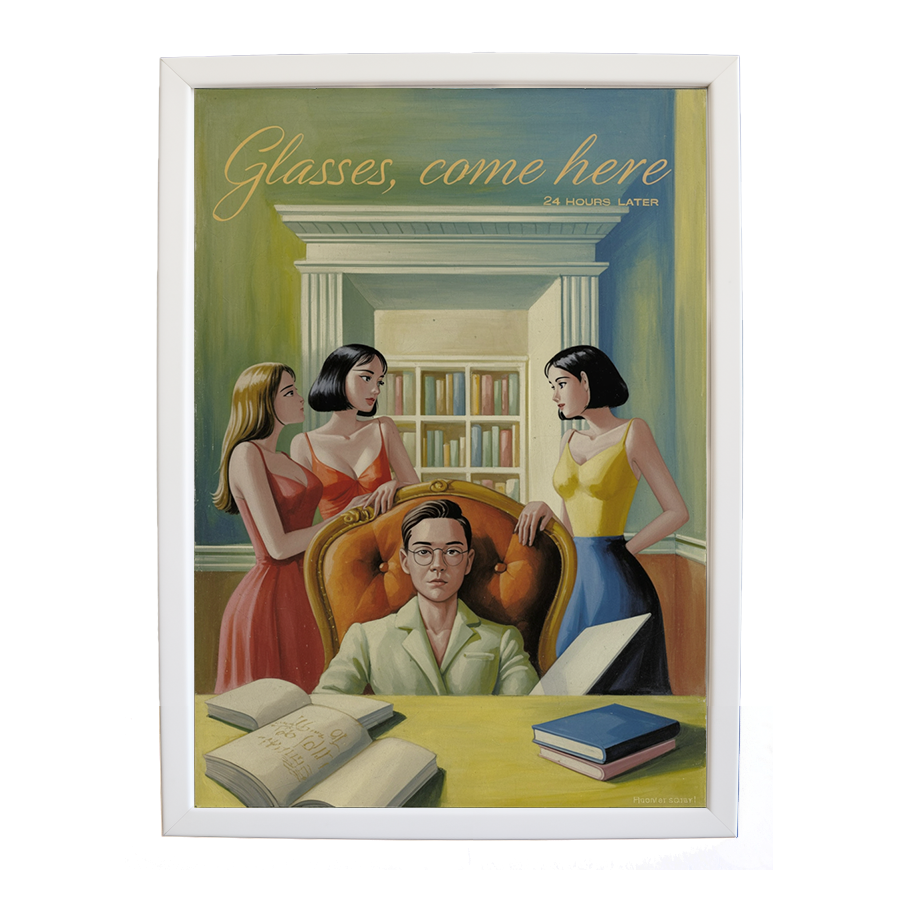 24 Hours Later – Modern Wall Art for Music Lovers – wall art print – Glasses Come Here – neo-soul, R&B, soul, girl band – Music Stag