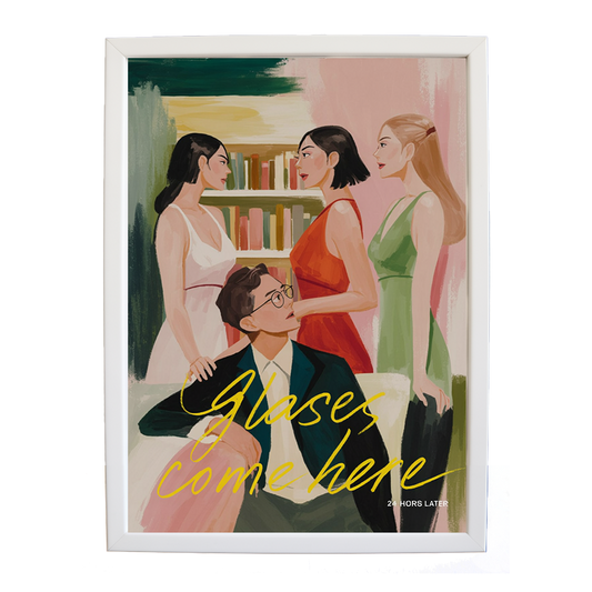 24 Hours Later – Music Poster – wall art print – Glasses Come Here – neo-soul, R&B, soul, girl band – Music Stag