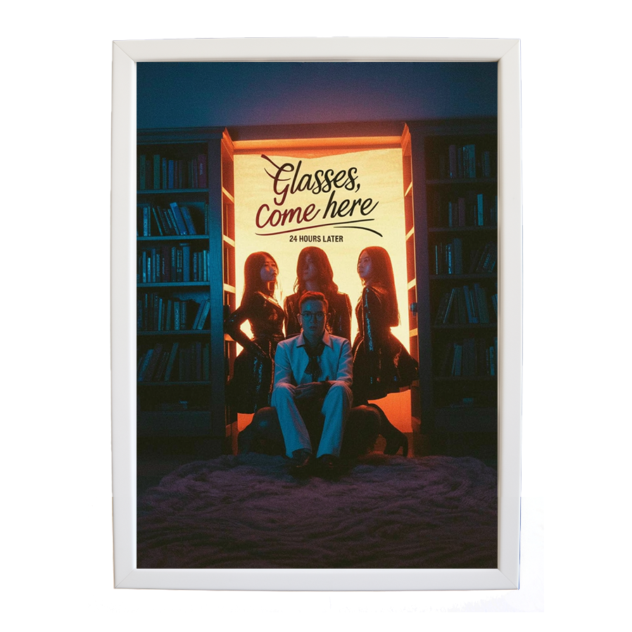 24 Hours Later – Creative Music Art Poster – wall art print – Glasses Come Here – neo-soul, R&B, soul, girl band – Music Stag