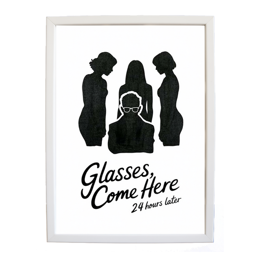 24 Hours Later – Music Theme Poster – wall art print – Glasses Come Here – neo-soul, R&B, soul, girl band – Music Stag