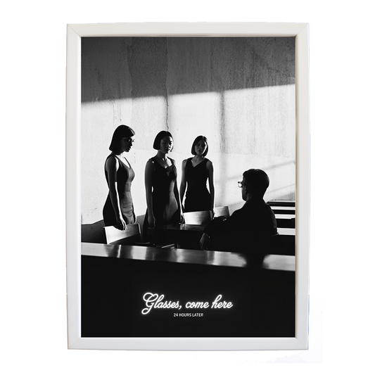 24 Hours Later – Music Art Poster – wall art print – Glasses Come Here – neo-soul, R&B, soul, girl band – Music Stag