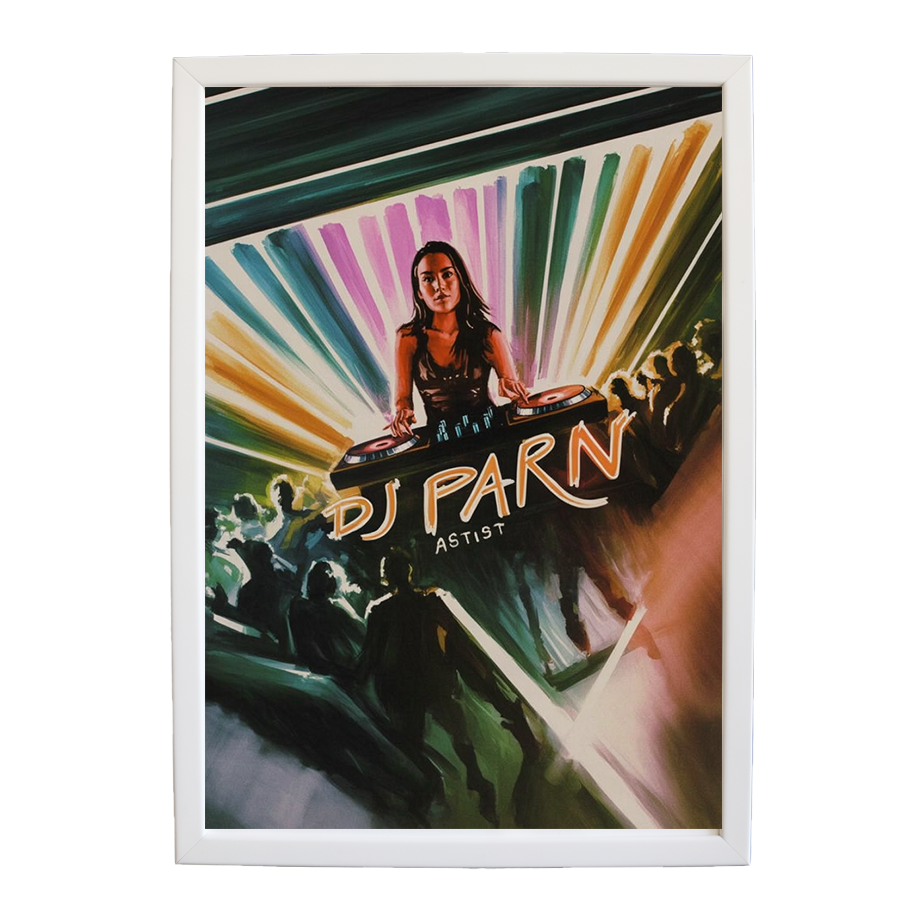 Chromatic Soundwave wall art print by Music Stag ASTIST — DJ Parn #102