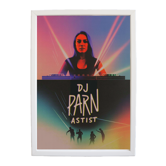 Vibrant Soundwave wall art print by Music Stag ASTIST — DJ Parn #108