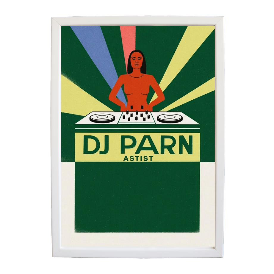 Nocturnal Sound Form wall art print by Music Stag ASTIST — DJ Parn #112