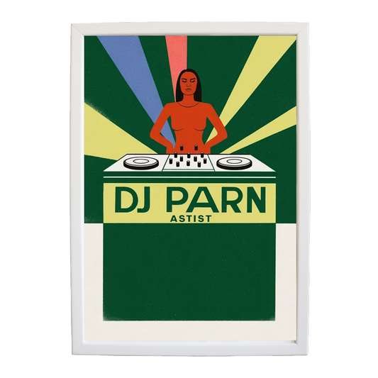 Nocturnal Sound Form wall art print by Music Stag ASTIST — DJ Parn #112