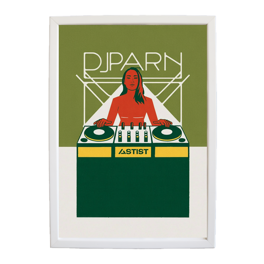 Contemporary Festival Art wall art print by Music Stag ASTIST — DJ Parn #113