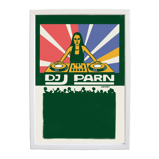 Abstract Soundscape wall art print by Music Stag ASTIST — DJ Parn #114