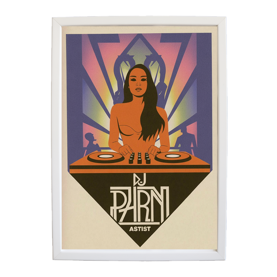 Geometric Festival Art wall art print by Music Stag ASTIST — DJ Parn #116