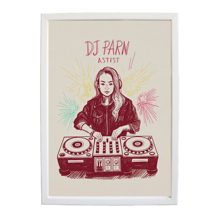 Cinematic Modern Design Study wall art print by Music Stag ASTIST — DJ Parn #11