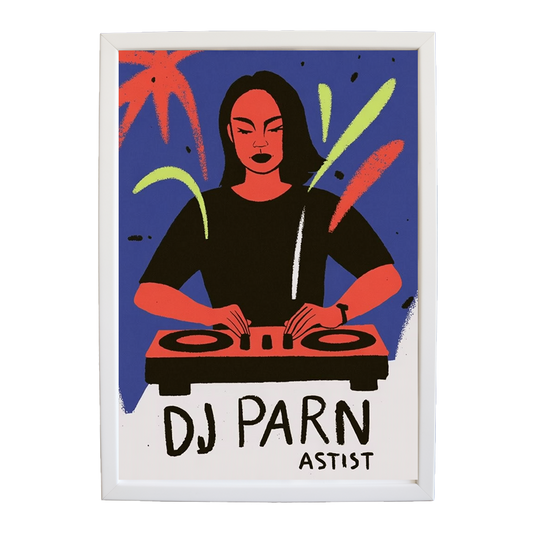 Geometric Sound Form wall art print by Music Stag ASTIST — DJ Parn #129