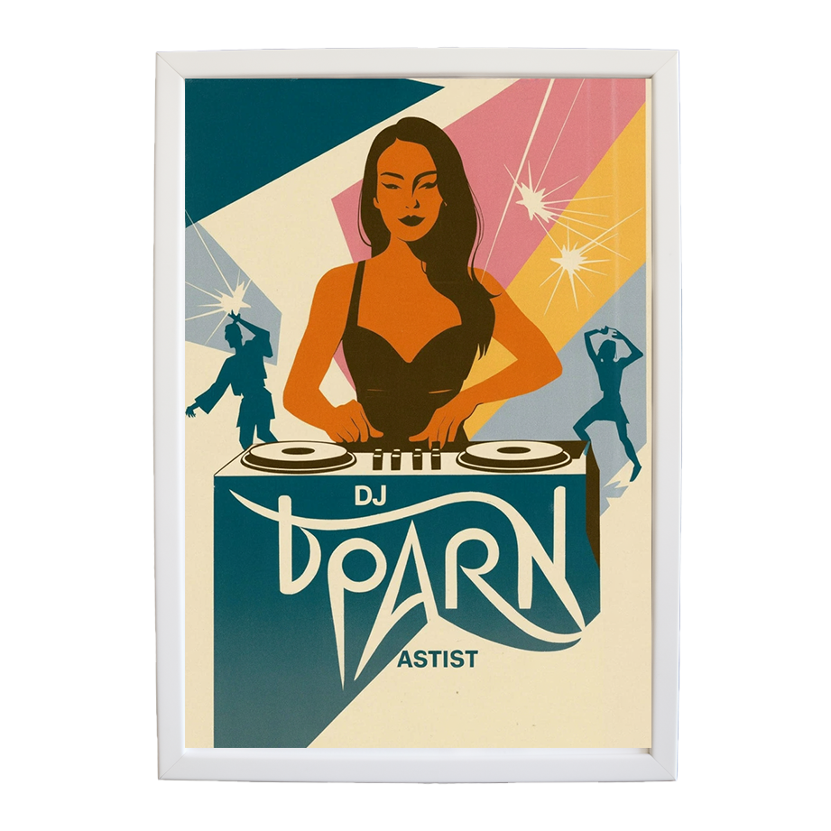 Fluid Soundscape wall art print by Music Stag ASTIST — DJ Parn #132