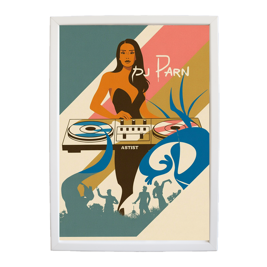 Prismatic EDM Canvas Study wall art print by Music Stag ASTIST — DJ Parn #133